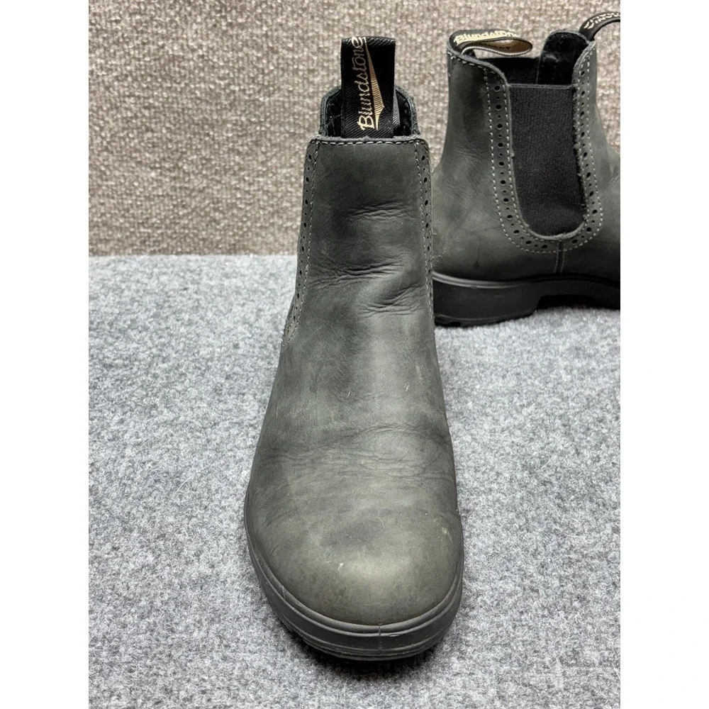 Blundstone Womens 1351 Ankle Chelsea Boots Size 4 Gray Worn In Tasmania 1870